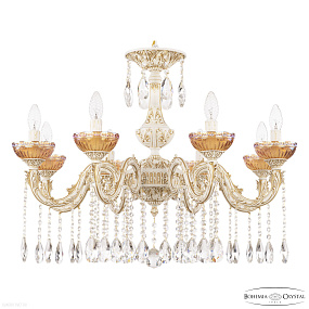 Хрустальная подвесная люстра Bohemia IVELE Crystal AL79101/8/250 A WMG P Shampan/M-1G