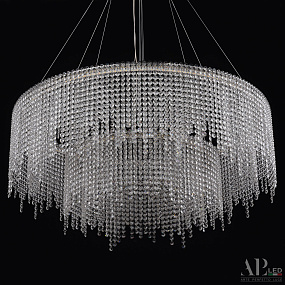 Большая хрустальная светодиодная люстра APL LED Sicilia SH02.93.2D.B.Ni.4000