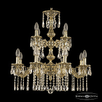 Подвесная хрустальная люстра Bohemia Ivele Crystal Florence 71102/8+4/210/2d A GB