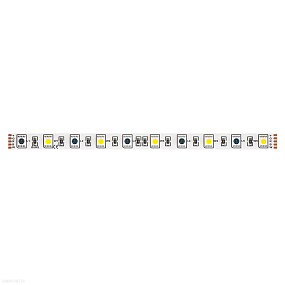 Светодиодная лента 24В 5050 14,4Вт/м RGB+W 3000K IP20 Maytoni 10176