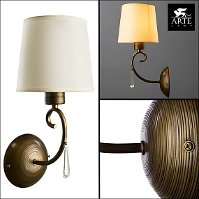 Бра Arte Lamp CAROLINA A9239AP-1BR