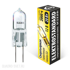 Лампа галогенная Elektrostandard G4 12V20W Super Light сверхъяркая