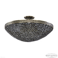 Хрустальная потолочная люстра Bohemia IVELE Crystal 19321/55IV GB R781