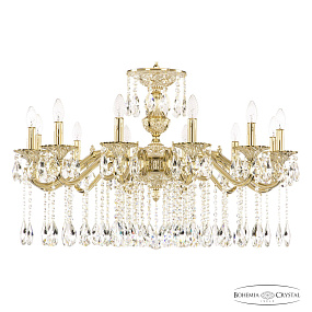 Подвесная хрустальная люстра Bohemia Ivele Crystal Verona 72202/12/300 A GW