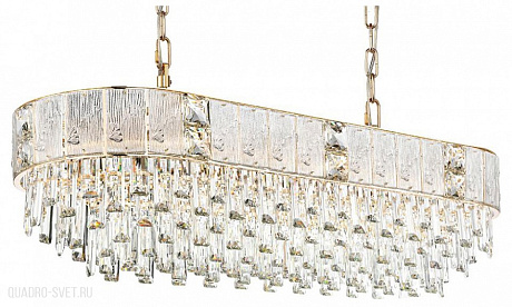 Большая хрустальная люстра Odeon Light FIESTA 5070/14