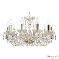 Хрустальная подвесная люстра Bohemia IVELE Crystal 119/10/200 G