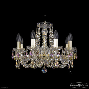 Хрустальная подвесная люстра Bohemia IVELE Crystal 1402/8/160 G R801