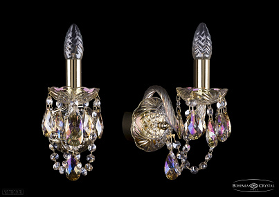 Бра хрустальное Bohemia IVELE Crystal 1402B/1/141G/M701