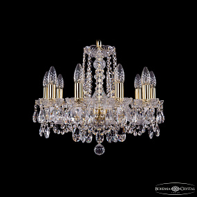 Хрустальная подвесная люстра Bohemia IVELE Crystal 1402/10/160/G