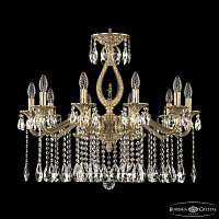 Подвесная хрустальная люстра Bohemia Ivele Crystal Verona 72402/10/250 A FP FH1M