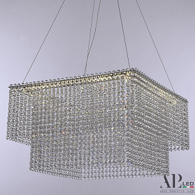 Хрустальная подвесная светодиодная люстра APL LED Sicilia SH04.52.C.Ni.4000