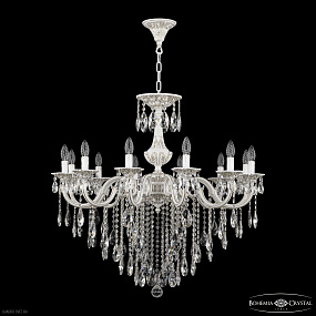 Большая хрустальная люстра Bohemia IVELE Crystal AL78101/12/300 B WMG