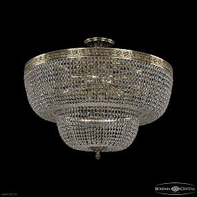 Хрустальная потолочная люстра Bohemia IVELE Crystal 19091/70IV GB C1