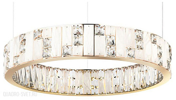 Подвесная светодиодная хрустальная люстра Odeon Light CROSSA 5072/80L