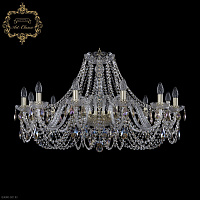 Большая хрустальная люстра Bohemia Art Classic 11.11.12.360.Gd.Sp.K801