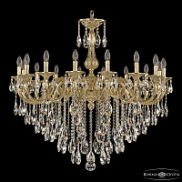 Большая хрустальная люстра Bohemia Ivele Crystal Florence 71101/16/360 B G