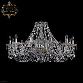 Большая хрустальная люстра Bohemia Art Classic 11.11.12.360.Gd.Sp.K801