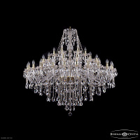 Большая хрустальная люстра Bohemia IVELE Crystal 1415/24+12+6/530 G