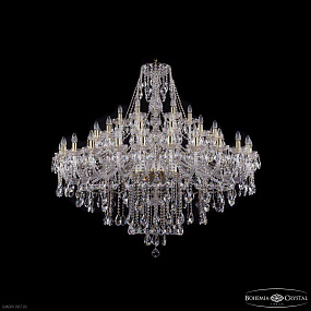 Большая хрустальная люстра Bohemia IVELE Crystal 1415/24+12+6/530 G