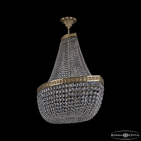 Большая хрустальная люстра Bohemia IVELE Crystal 19283/H1/100IV Pa