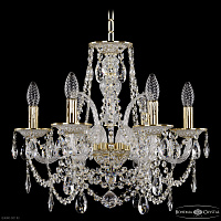 Хрустальная подвесная люстра Bohemia IVELE Crystal 16211/6/160 GW