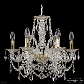 Хрустальная подвесная люстра Bohemia IVELE Crystal 16211/6/160 GW