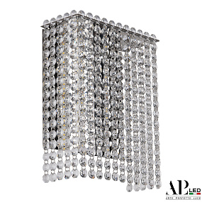 Бра хрустальное светодиодное APL LED Sicilia SH500.B1.20-27.A.Ni.4000
