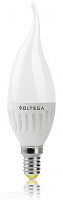 Лампа светодиодная VOLTEGA свеча на ветру 6.5W Е14 2800К VG1-CW2E14warm6W-C