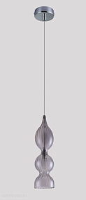 Подвесной светильник Crystal Lux IRIS SP1 B SMOKE