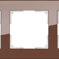 Рамка на 3 поста (мокко) Werkel WL01-Frame-03