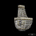 Бра с хрусталем Bohemia IVELE Crystal 19282B/H1/20IV GW