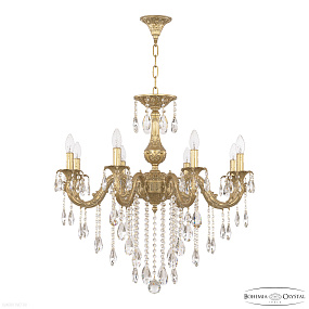 Хрустальная подвесная люстра Bohemia IVELE Crystal AL79101/8/250 B AG