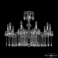 Подвесная хрустальная люстра Bohemia Ivele Crystal Verona 72102/10/300 A NB