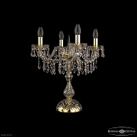 Настольная лампа с хрусталем Bohemia IVELE Crystal 1403L/4/141-47 G