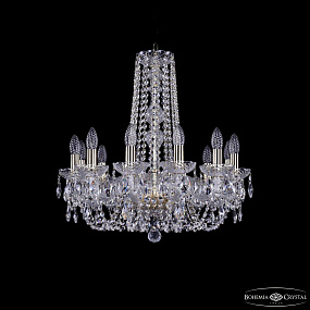 Большая хрустальная люстра Bohemia IVELE Crystal 1402/12/195/h-60 G