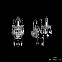 Бра хрустальное Bohemia IVELE Crystal 1411B/1/160/XL Ni