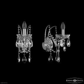Бра хрустальное Bohemia IVELE Crystal 1411B/1/160/XL Ni