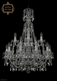 Большая хрустальная люстра Bohemia Art Classic 11.25.10+5.220.2d.XL-85.Cr.Sp