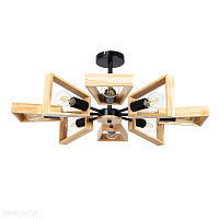 Потолочная люстра Arte Lamp BRUSSELS A8030PL-8BK