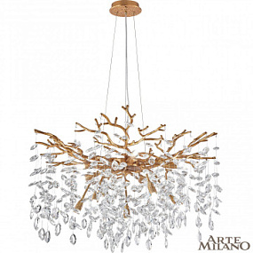 Подвесная хрустальная люстра Arte Milano 230901/D760/10/B Pa
