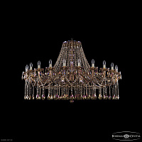 Большая хрустальная люстра Bohemia IVELE Crystal 1413/24/530 G M777