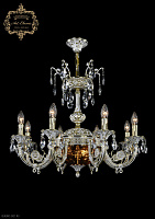 Хрустальная подвесная люстра Bohemia Art Classic 31.12.8.KR175SP.250IT.GW.Sp.Amber.1E