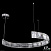 Хрустальная подвесная светодиодная люстра APL LED Sicilia SH23.80.A.Ni.4000.TK