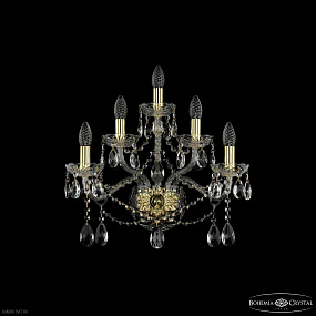 Бра с хрусталем Bohemia IVELE Crystal 1413B/2+2+1/200/XL G