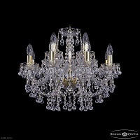 Хрустальная подвесная люстра Bohemia IVELE Crystal 1409/8+4/195 G