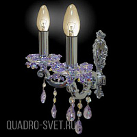 Бра (crystal AB, violet, blue violet) Donolux Divo A2.120/1AB/5/11