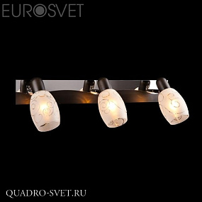 Спот EUROSVET 60301 60301/3 хром/венге
