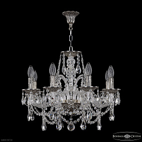 Хрустальная подвесная люстра Bohemia IVELE Crystal 16211/8/195 NB