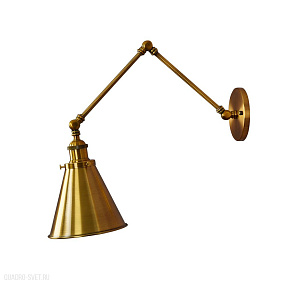 Бра Lumina Deco RUBI LDW B007-2 BRASS