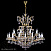 Люстра большая ARTGLASS MARIA TEREZIA 7 PENDLE